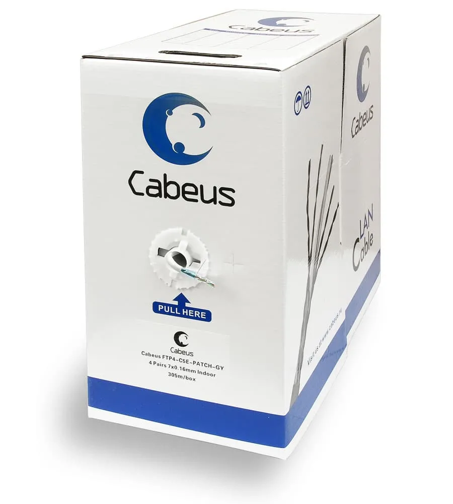 Cabeus FTP-4P-Cat.5e-PATCH-GY