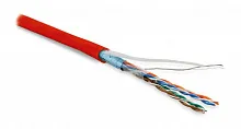 Витая пара Hyperline FUTP4-C5E-P26-IN-LSZH-RD-305 5e Красный 305 м