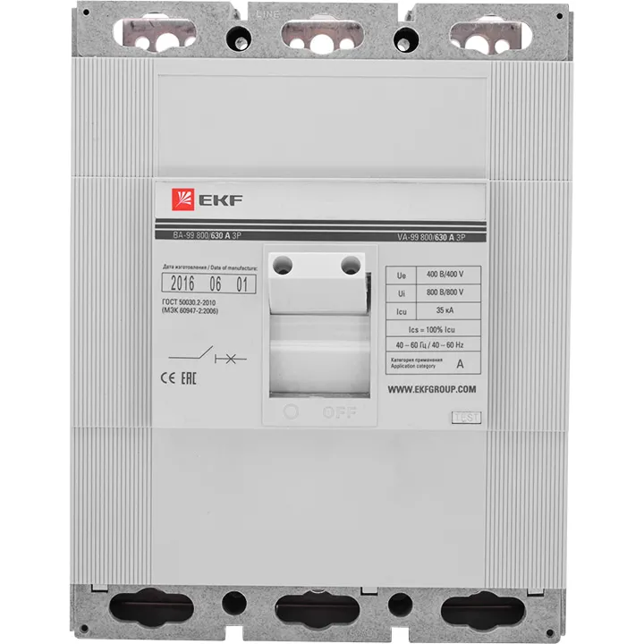 ВА-99 800/400А 3P 35кА EKF