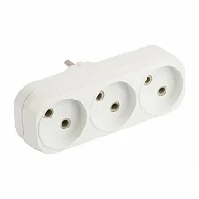 Разветв. 3 гн. б/з плоский 6А 250B EKF