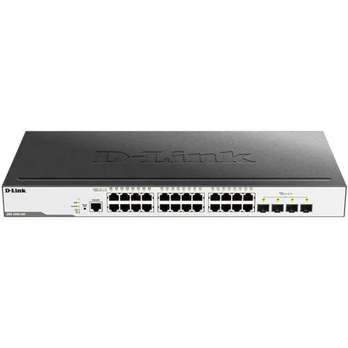 Коммутатор D-link DGS-3000-28X/B1A (1000 Base-TX (1000 мбит/с), Без SFP портов)