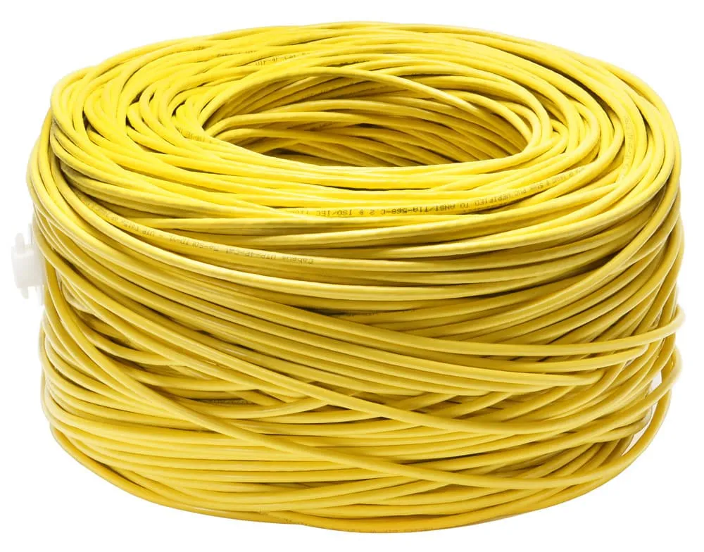 Cabeus UTP-4P-Cat.5e-SOLID-YL