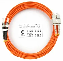 Патч-корд оптический duplex SC-ST 62,5/125 mm 7м LSZH Cabeus