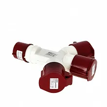 Роз. трехлучевая 1013 2Р+РЕ 16А 220В IP44 EKF
