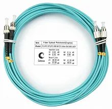 Патч-корд оптический duplex FC-ST 50/125 mm OM3 7м LSZH Cabeus
