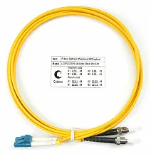 Патч-корд оптический duplex LC-ST 9/125 sm 2м LSZH Cabeus