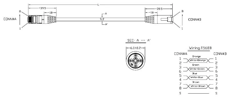Cabeus PC-FTP-RJ45-Cat.5e-0.3m