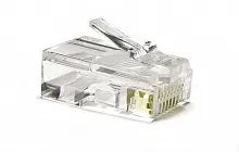 Коннектор RJ11, RJ12, RJ45  Hyperline PLUG-8P8C-U-C6-100 19" кабель 6  