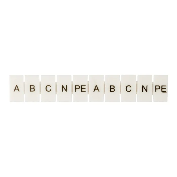 Маркеры для JXB-ST 1,5 с символами "A, B, C, N, PE" (10 шт.) EKF