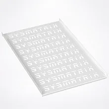 SYSMATRIX SH 9102.700 Полка 19" стационарная перфорированная глубиной 750 мм для напольных шкафов глубиной 1000 мм, цвет серый (RAL 7035)