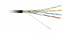 Витая пара Hyperline UUTP4-C5E-S24-SW-OUT-PE-BK-500 5e Черный 500  м