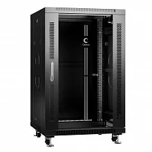 Шкаф телекоммуникационный напольный Cabeus SH-05C-18U60/100-BK 19" 18U 600x1000мм