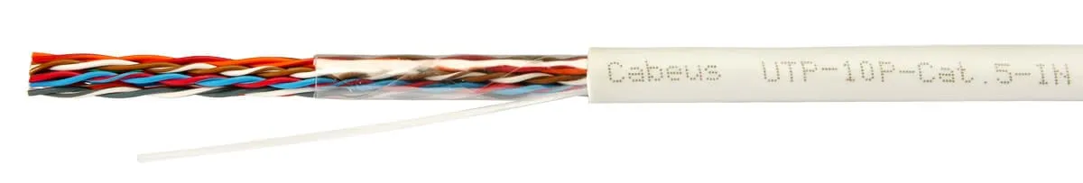 Cabeus UTP-10P-Cat.5-IN