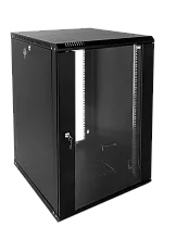 Шкаф телекоммуникационный настенный ЦМО ШРН-Э-12.500-9005 19" 12U 600x520x608мм