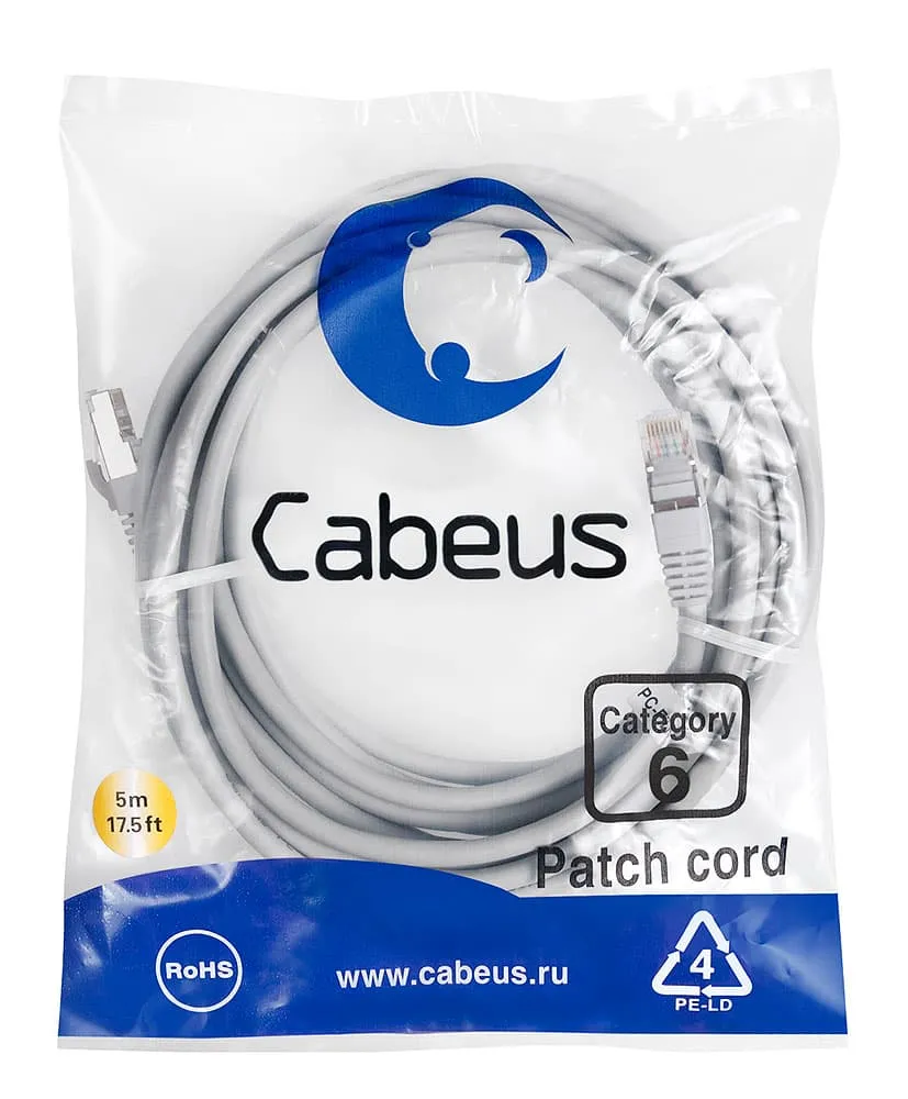 Cabeus PC-FTP-RJ45-Cat.6-5m-LSZH