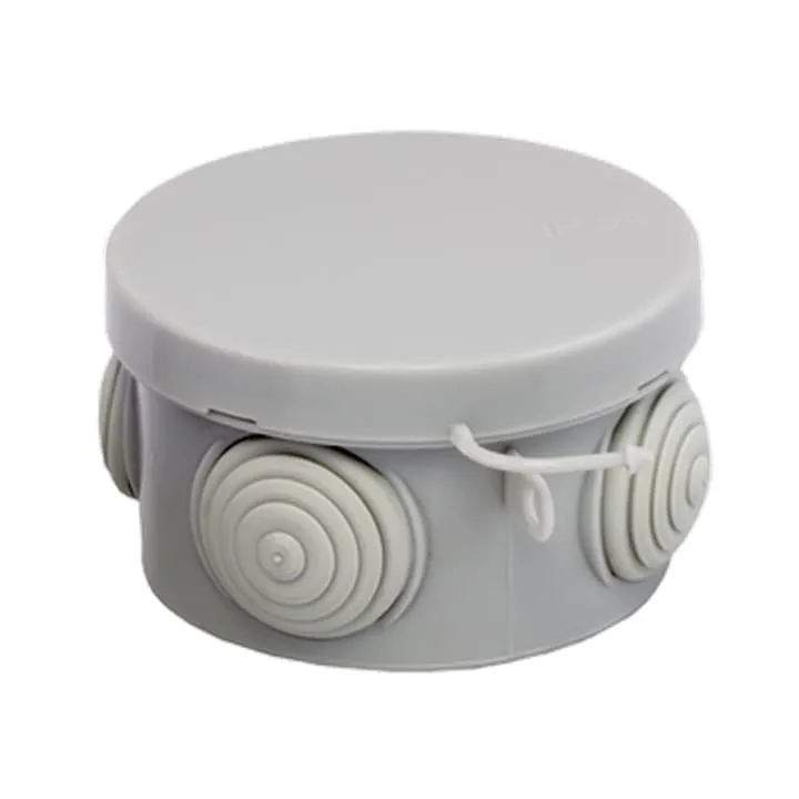 Коробка распаячная КМР-040-038 с крышкой наружная (65х40) 4 мембр. ввода IP54 EKF