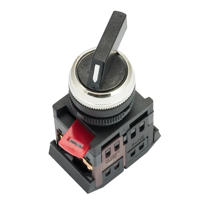 Переключатель  АLС-22 2P черный NO+NC EKF EKF