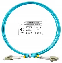 Патч-корд оптический duplex LC-LC 50/125 mm OM3 1,5м LSZH Cabeus