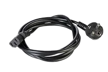 Шнур питания с заземлением IEC 60320 C13/Schuko, 10 А / 250 В (3 × 1,0), длина 1,8 м