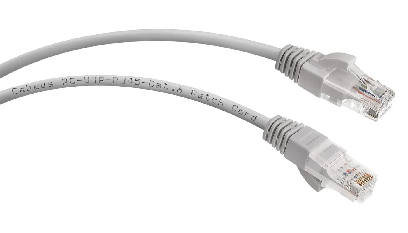 Cabeus PC-UTP-RJ45-Cat.6-1.5m