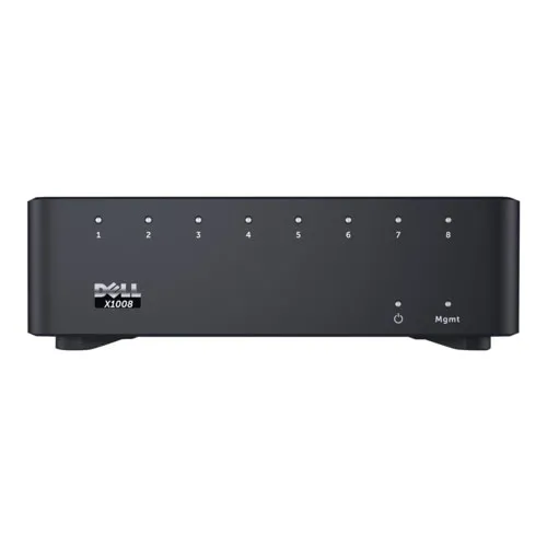 Коммутатор Dell Networking X1008P 210-AEIR (Без SFP портов)