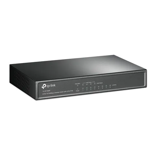 Коммутатор TP-Link TL-SF1008P TL-SF1008P(UN) (100 Base-TX (100 мбит/с), Без SFP портов)