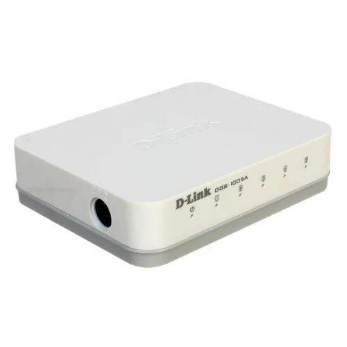 Коммутатор D-link DGS-1005A (1000 Base-TX (1000 мбит/с), Без SFP портов)