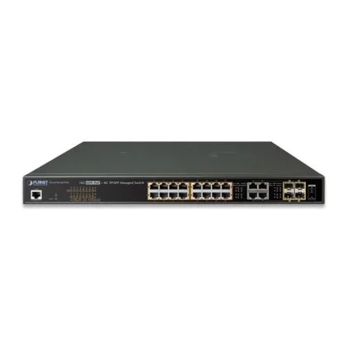 Коммутатор Planet GS-4210-16UP4C (1000 Base-TX (1000 мбит/с), 4 SFP порта)