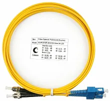 Патч-корд оптический duplex SC-ST 9/125 sm 3м LSZH Cabeus