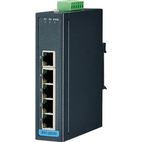 Коммутатор ADVANTECH EKI-2525I-BE (100 Base-TX (100 мбит/с), Без SFP портов)