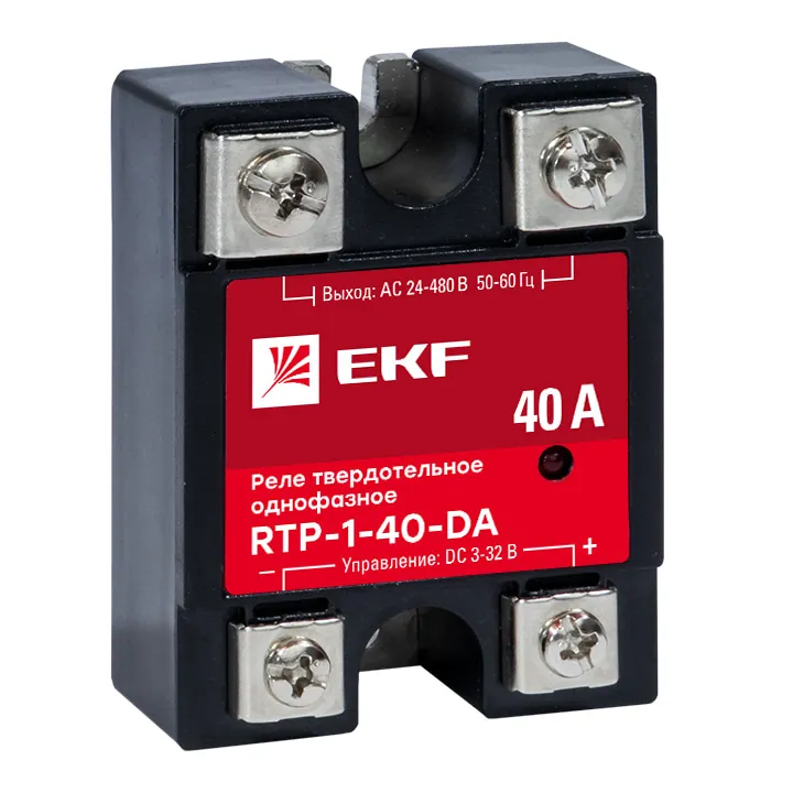 Реле твердотельное однофазное RTP-40-DA EKF