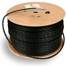 Витая пара Cabeus STP-4P-Cat.6a-SOLID-OUT 6a Черный 