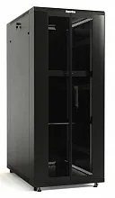 Шкаф телекоммуникационный напольный Hyperline TTB-4286-DD-RAL9004 19" 42U 800x600x2055мм
