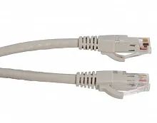 Патч-корд медный Cabeus PC-UTP-RJ45-Cat.6a-1.5m-LSZH 19" кабель 6a  серый