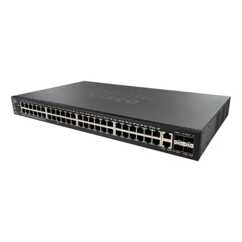 Коммутатор Cisco SF550X-48P-K9 SF550X-48P-K9-EU (100 Base-TX (100 мбит/с), 4 SFP порта)