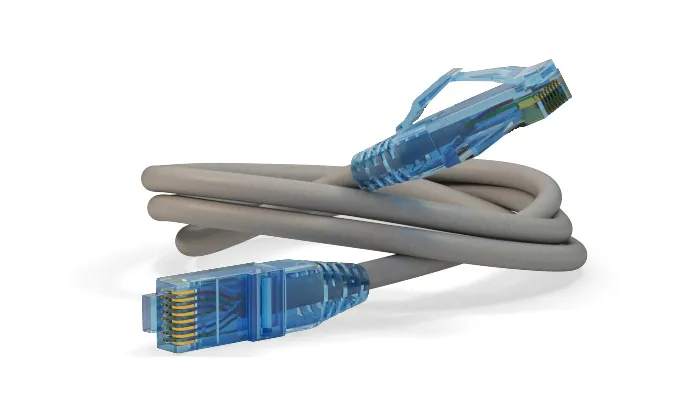 Hyperline PC-LPM-UTP-RJ45-RJ45-C6-0.5M-LSZH-GY