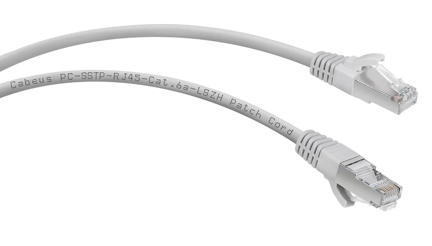 Cabeus PC-SSTP-RJ45-Cat.6a-1m-LSZH