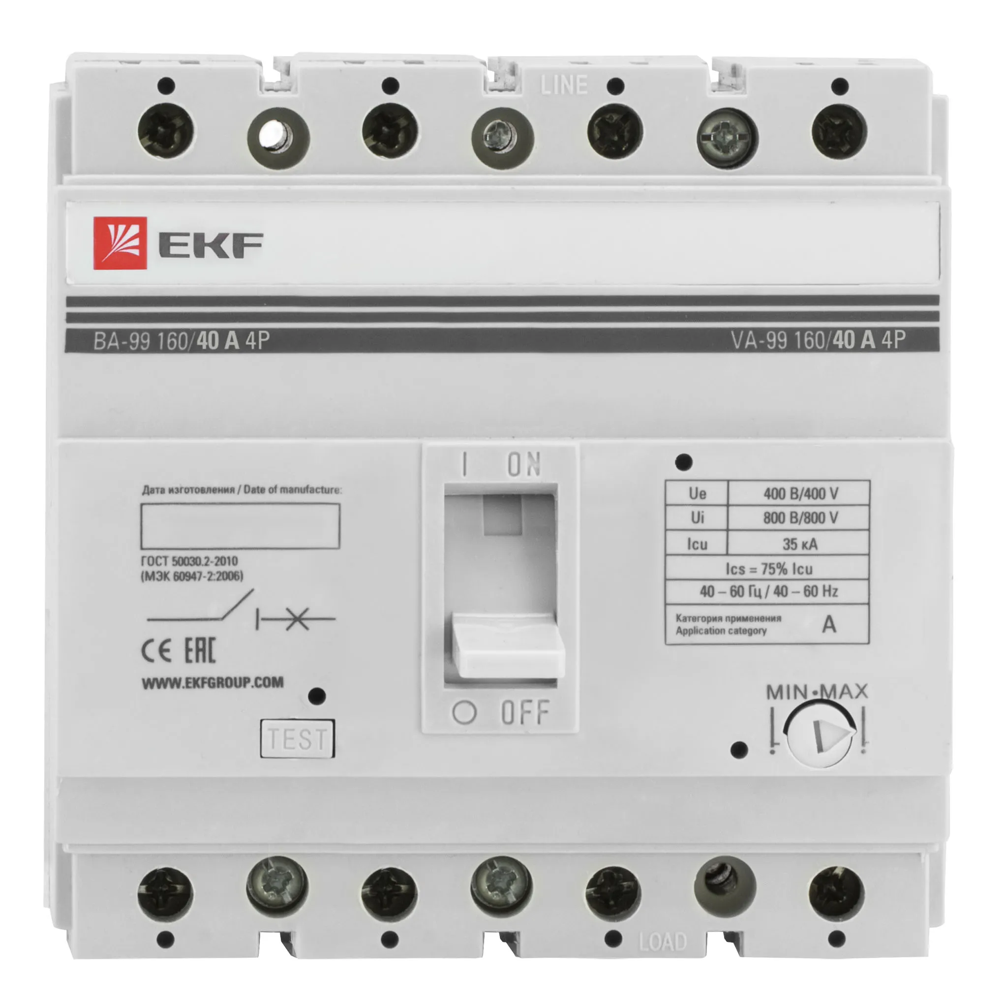 ВА-99 160/40А 4P 35кА EKF