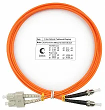 Патч-корд оптический duplex SC-ST 62,5/125 mm 2м LSZH Cabeus