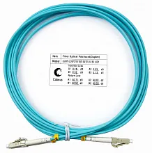 Патч-корд оптический duplex LC-LC 50/125 mm OM3 3м LSZH Cabeus