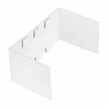 Соединитель (60х40) (4 шт) Plast EKF Белый