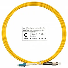 Патч-корд оптический simplex LC-FC 9/125 sm 2м LSZH Cabeus
