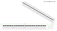 Hyperline PP3-19-24-8P8C-C5E-110D