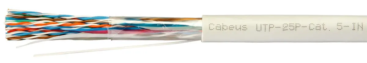 Cabeus UTP-25P-Cat.5-IN