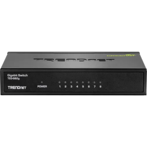 Коммутатор TrendNet TEG-S82g RTL (1000 Base-TX (1000 мбит/с), Без SFP портов)