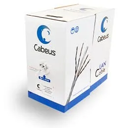 Cabeus UTP-4P-Cat.6-SOLID-GY