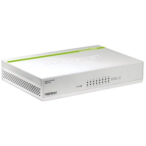 Коммутатор TrendNet TEG-S16D (1000 Base-TX (1000 мбит/с), Без SFP портов)