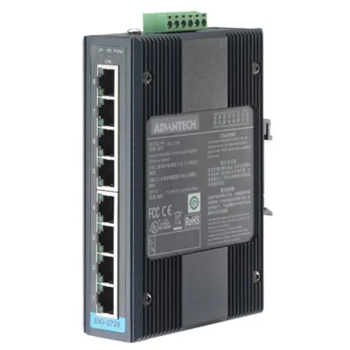 Коммутатор ADVANTECH EKI-2728-CE (1000 Base-TX (1000 мбит/с), Без SFP портов)