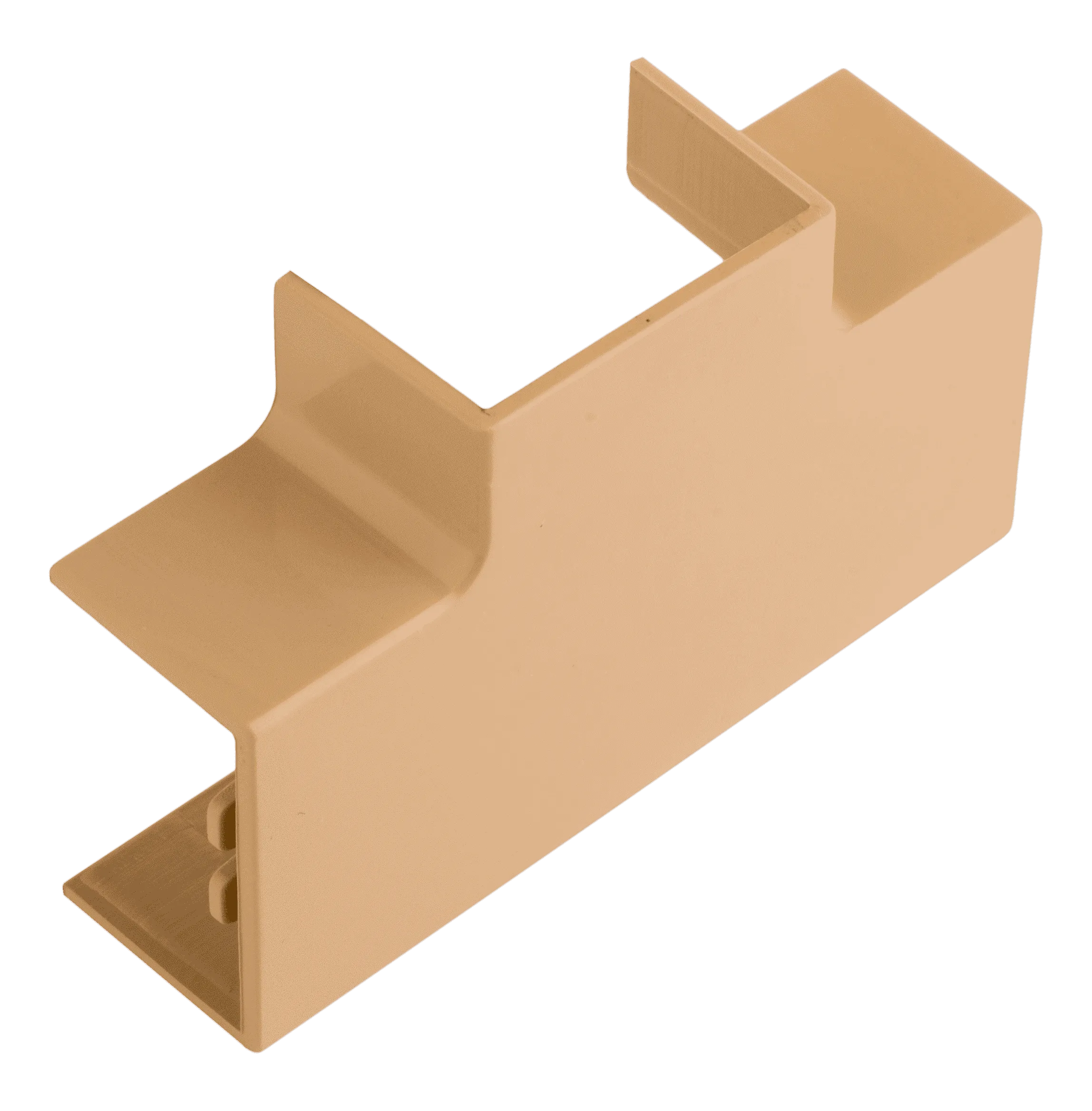 Угол T-образный (20х10) (4 шт) Plast EKF  под светлое дерево