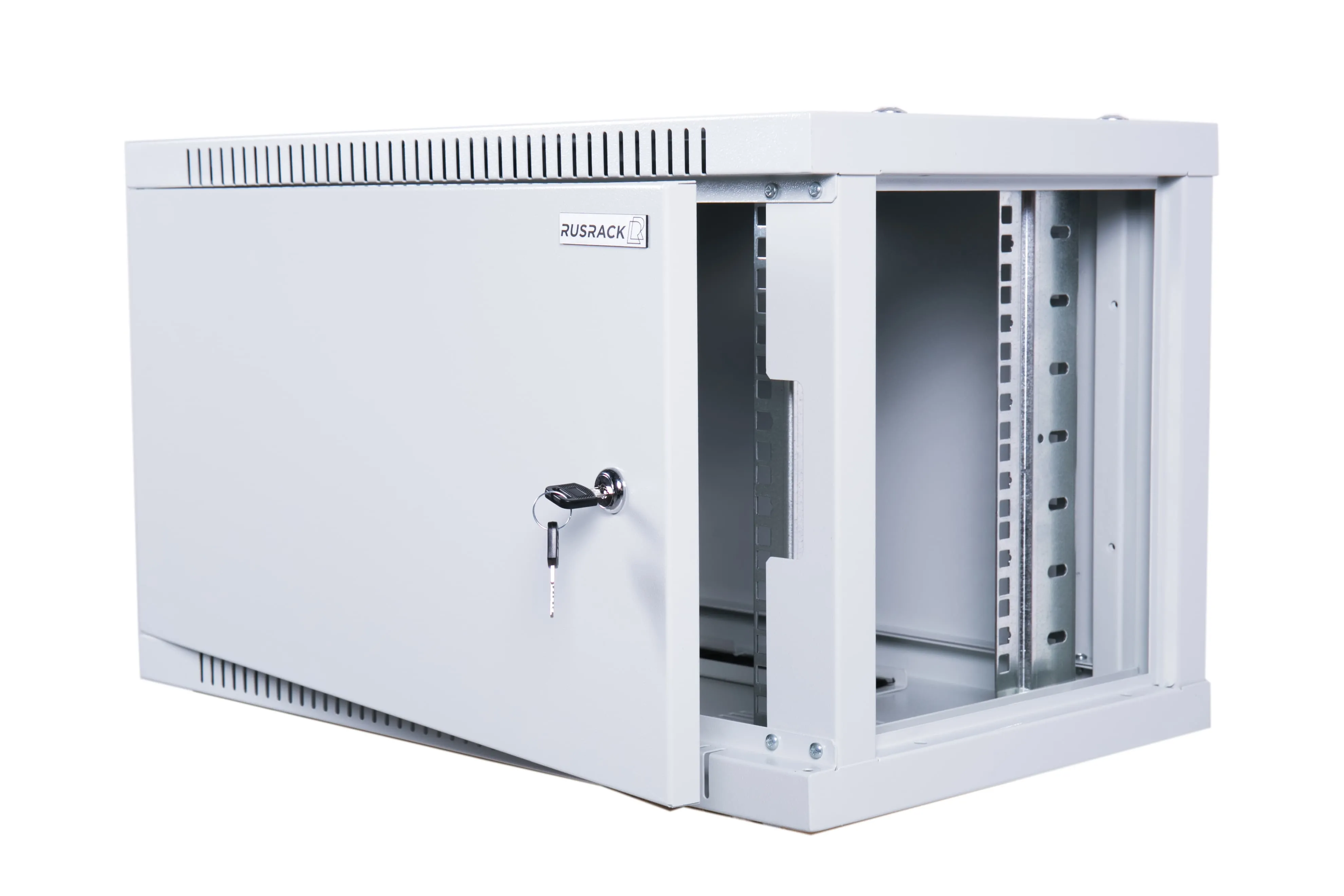 RUSRACK 6U 600х350, дверь металл